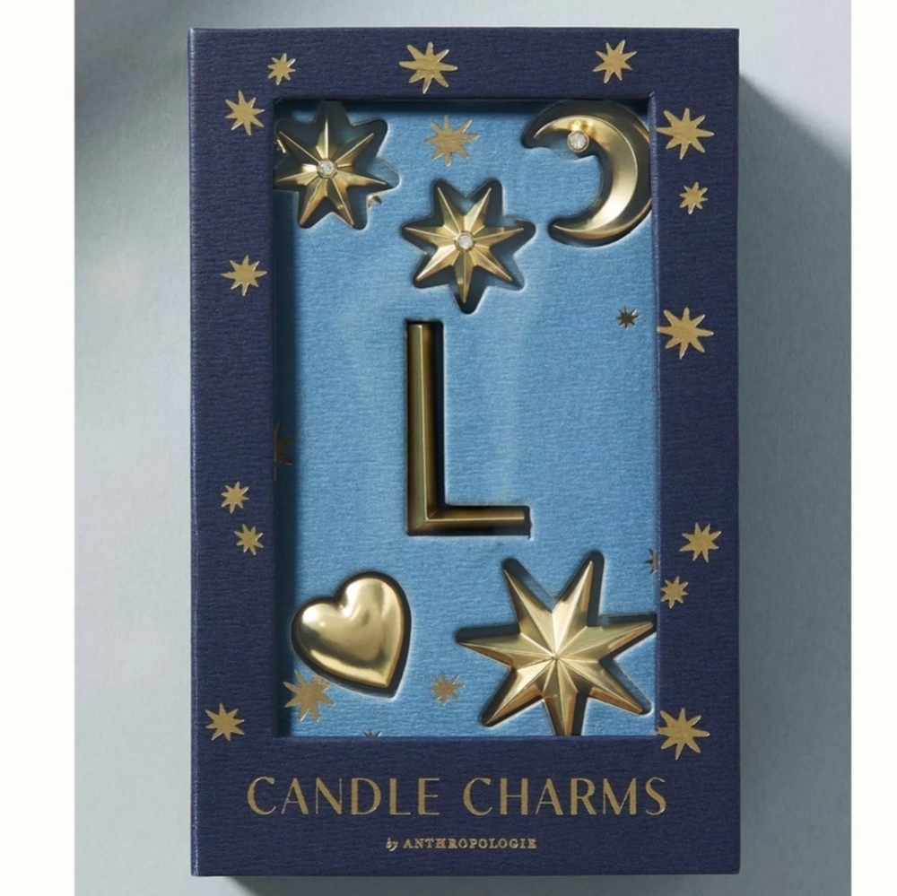 Anthropologie Monogram Candle Charms -  "L"